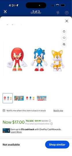 Sonic brand new toy