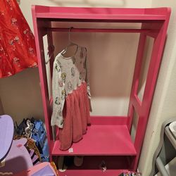 kids pink dresser