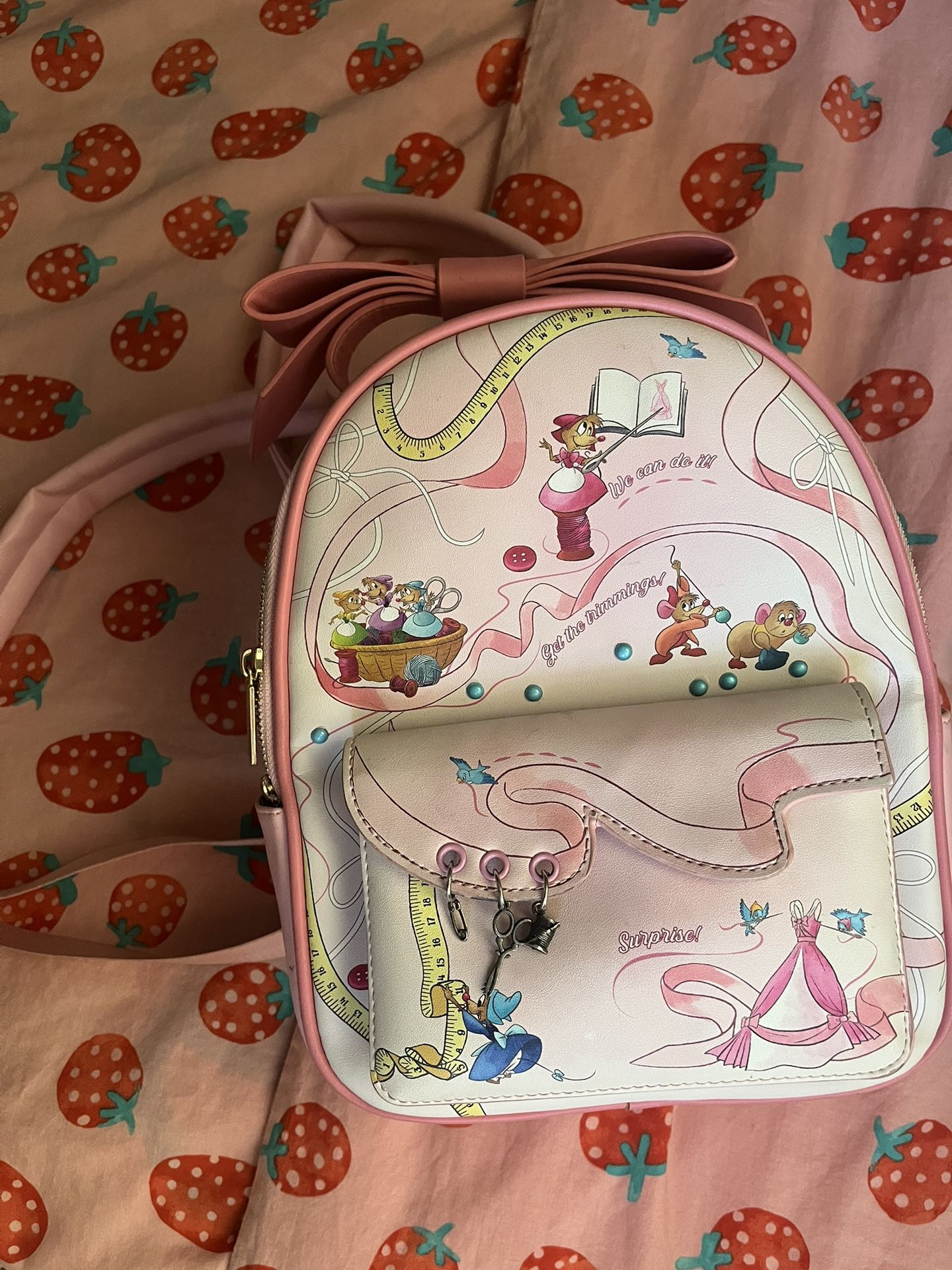 Disney Cinderella Backpack; Crop Top Corset; Tank Top Sundress
