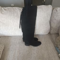 Black Suede Malya Boots