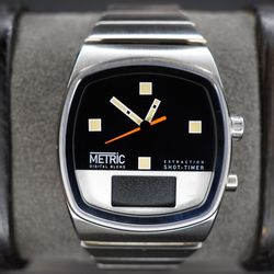 Brew Metric Digital Blend Analog LED Espresso Timer Quartz Watch MTRC-DIGI-BLE