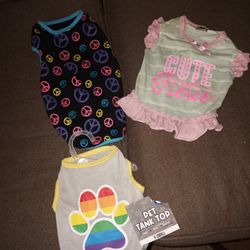 Dog Shirts Small And X Small Set Of 3