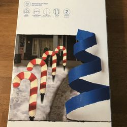 Christmas Led Lighted Candy Cane Christmas Decoration For Yard New 