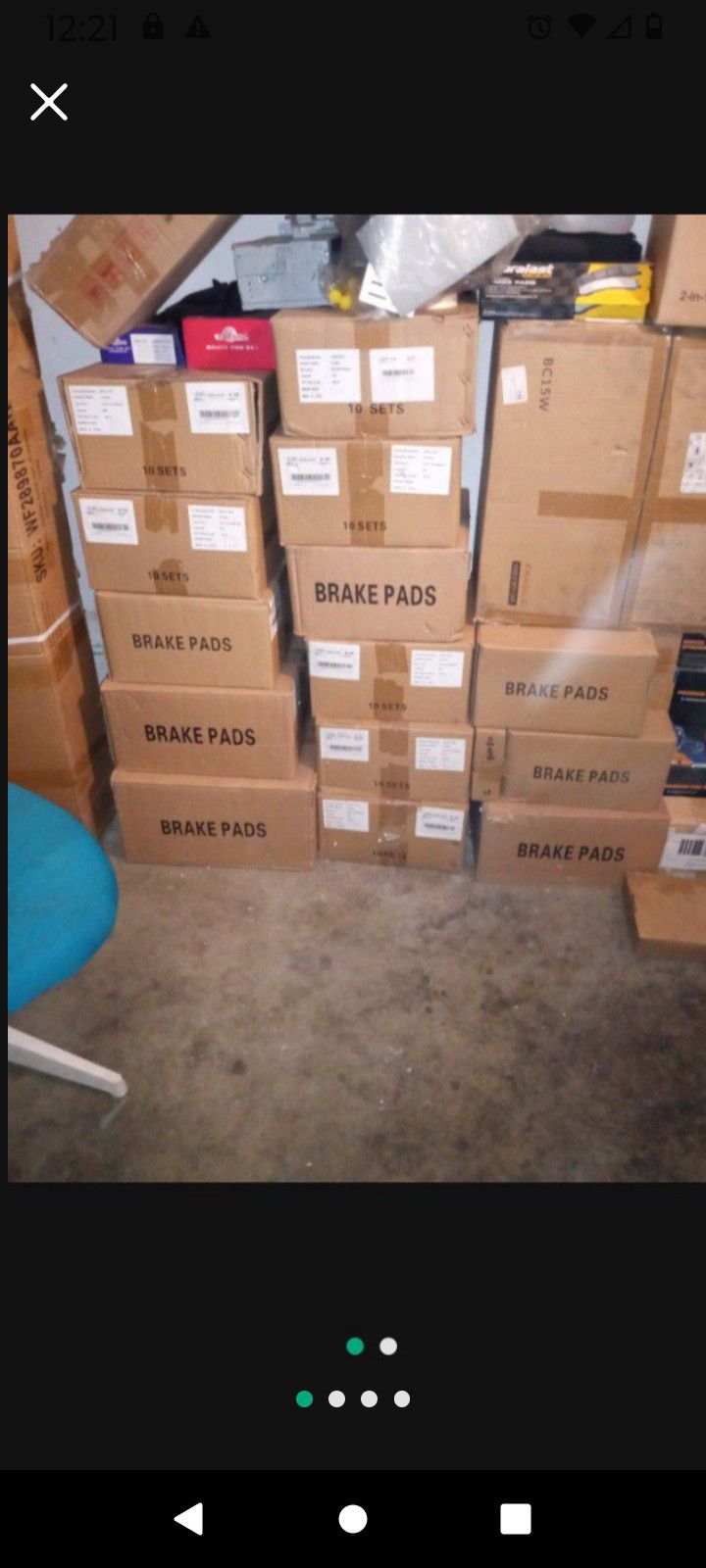 14 Boxes Brake Pads Wholesale Brake Pads Mechanic Brake Pads Brand New Sealed Pallet Merchandise Pallet Resale Brand new 🆕