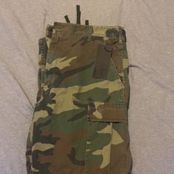 LE army Print Cargo Pants 
