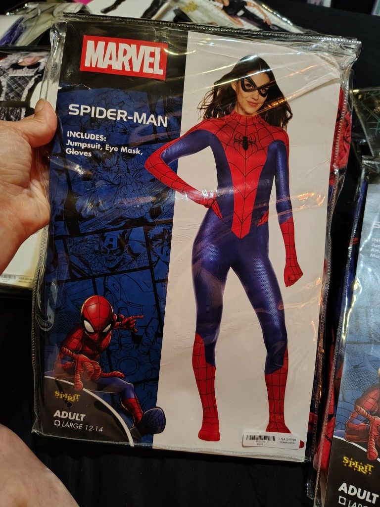 Female Spiderman Costume..New...Large