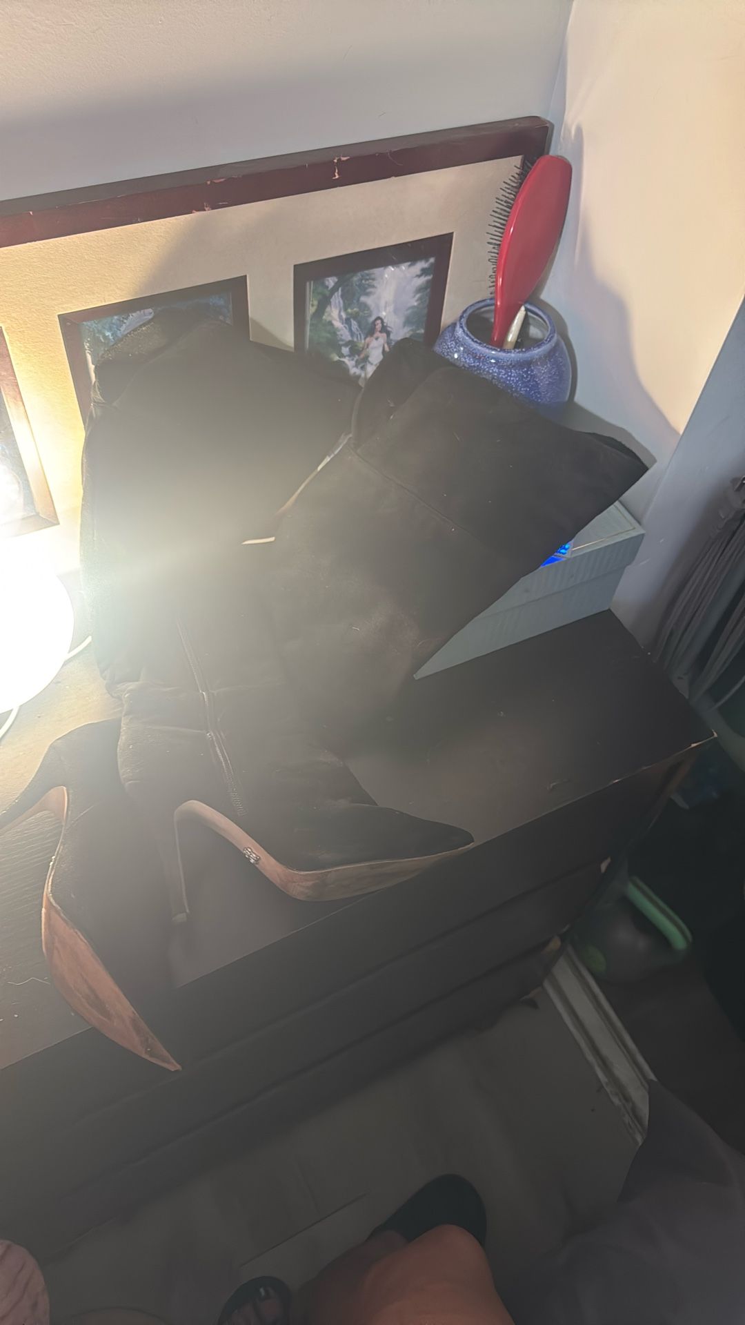 Black Boots Size 8 1/2