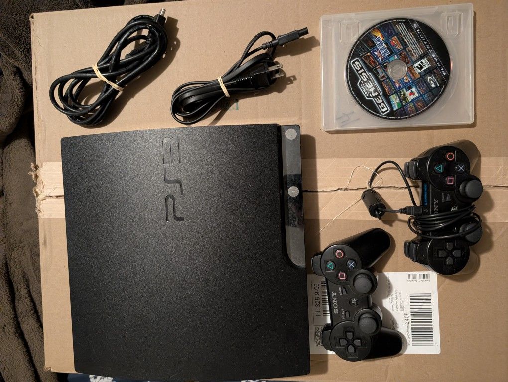 Playstation 3 + Games (Works!)