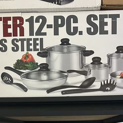 12 Piece Stainless Steel Set 