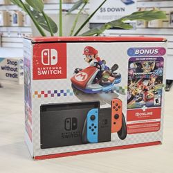 Nintendo Switch Mario Kart Edition Brand New - $5 Today and Rest Later! Message us now