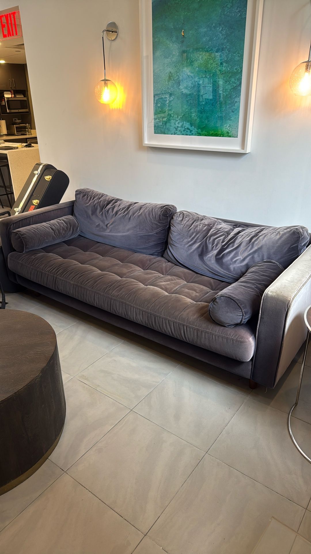 Navy Blue Couch