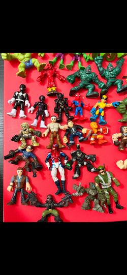 Lot Of 65 Marvel Super Hero Squad[Spider-man,Dr.Doom,Ironman,Hulk,Wolverine,Etc]