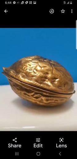 Brass Walnut Nutcracker