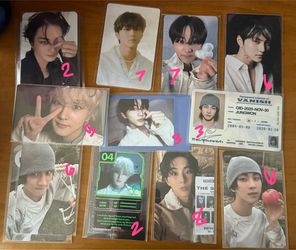 Enhypen Jungwon photocards
