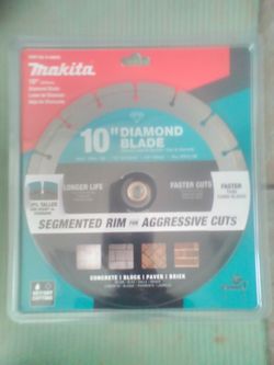 Makita 10" Segmented Rim Diamond Blade