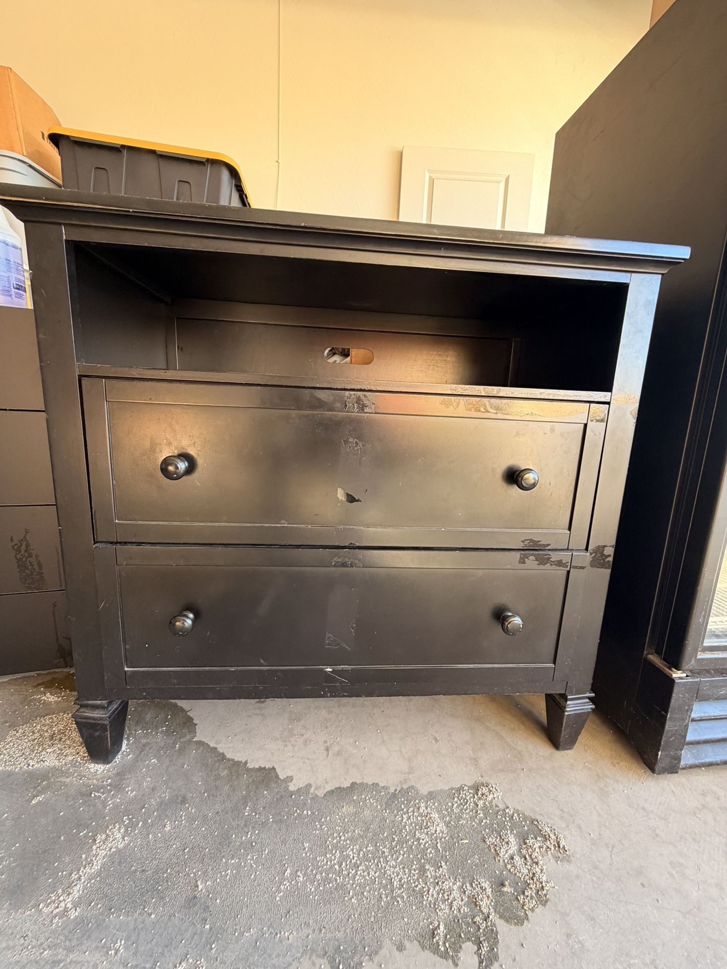 2 Drawer Wood Dresser
