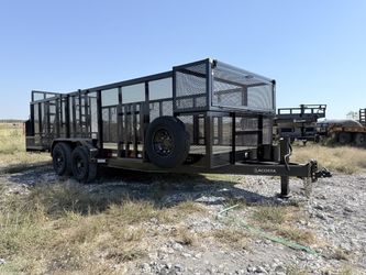 Heavy Landscape Trailer 20x83x4 Tandem 7k Axles Utility 