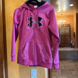 UA Women’s Jacket Fusia Pink Size M $10 Obo