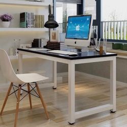 NEW Wood Computer Desk PC Laptop Table Workstation Study Home Office Furniture (43.31" x 23”) Black