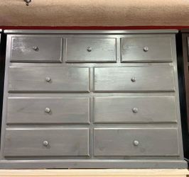 9  Drawer  pine grey color