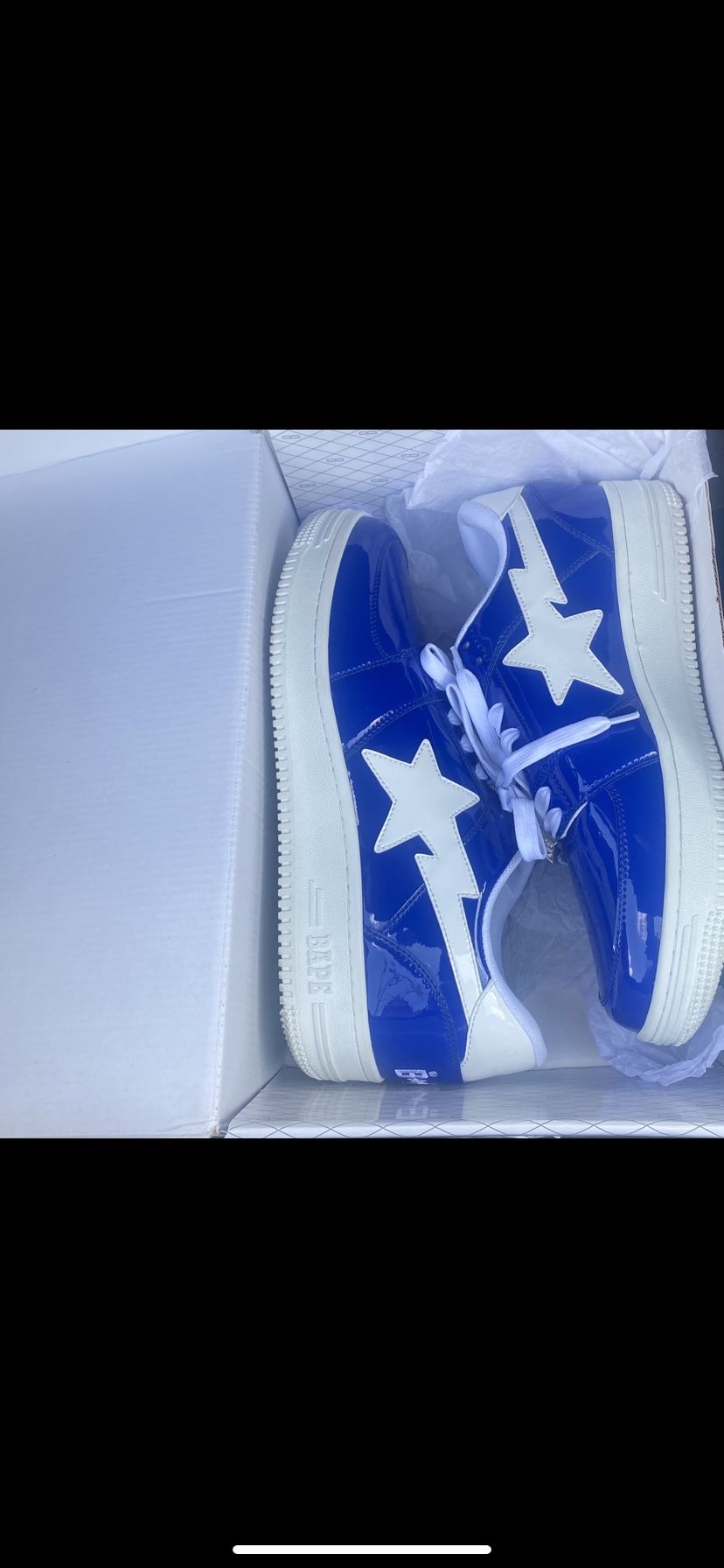 A Bape ape Patent Blue 100% authentic STEAL