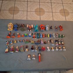 Lot Of 60 Disney Figures, Funko Pop And PEZ