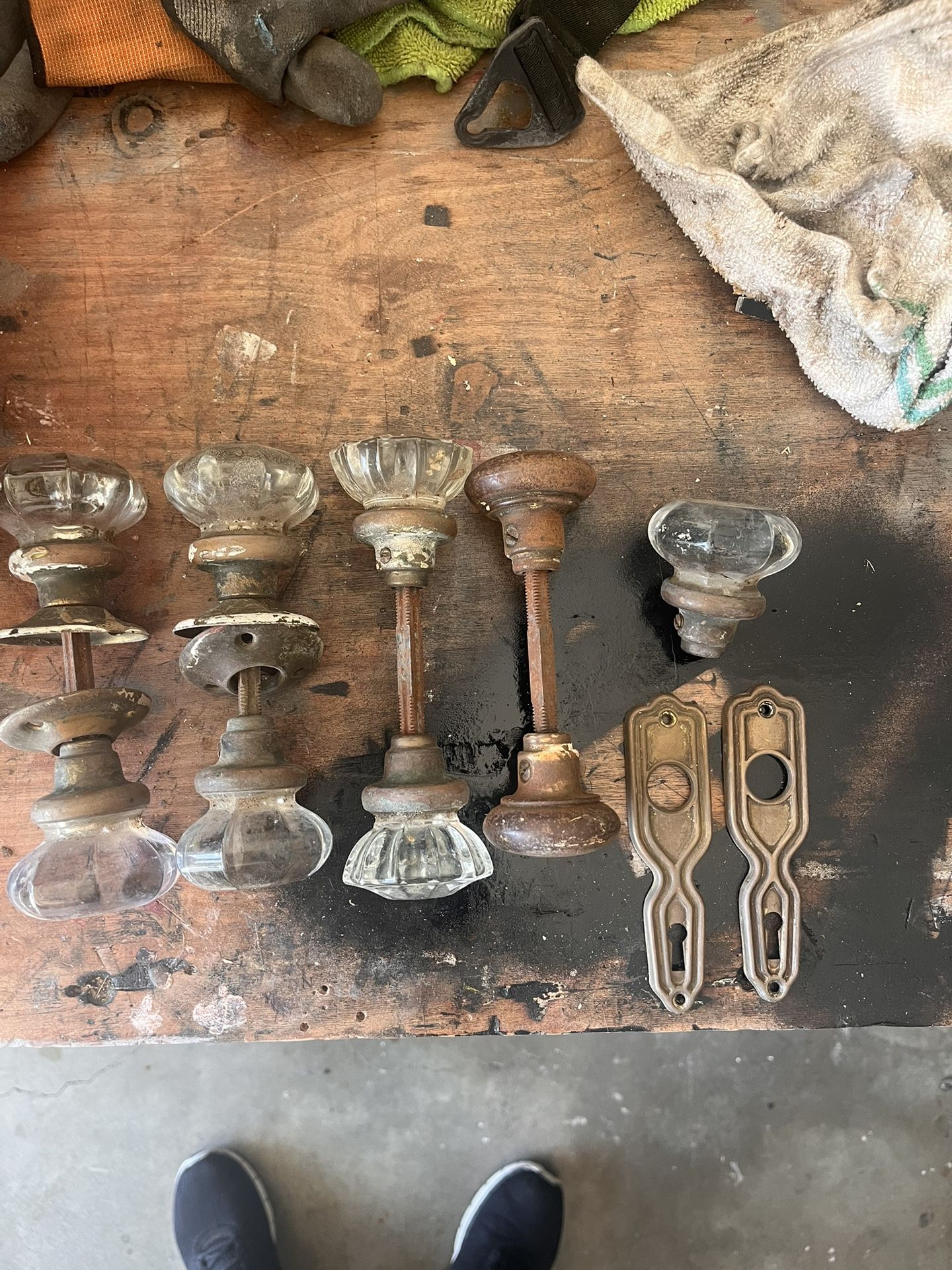 Antique Glass Door Knobs