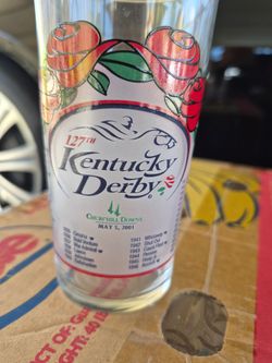 Vintage 127th Kentucky Derby Glass