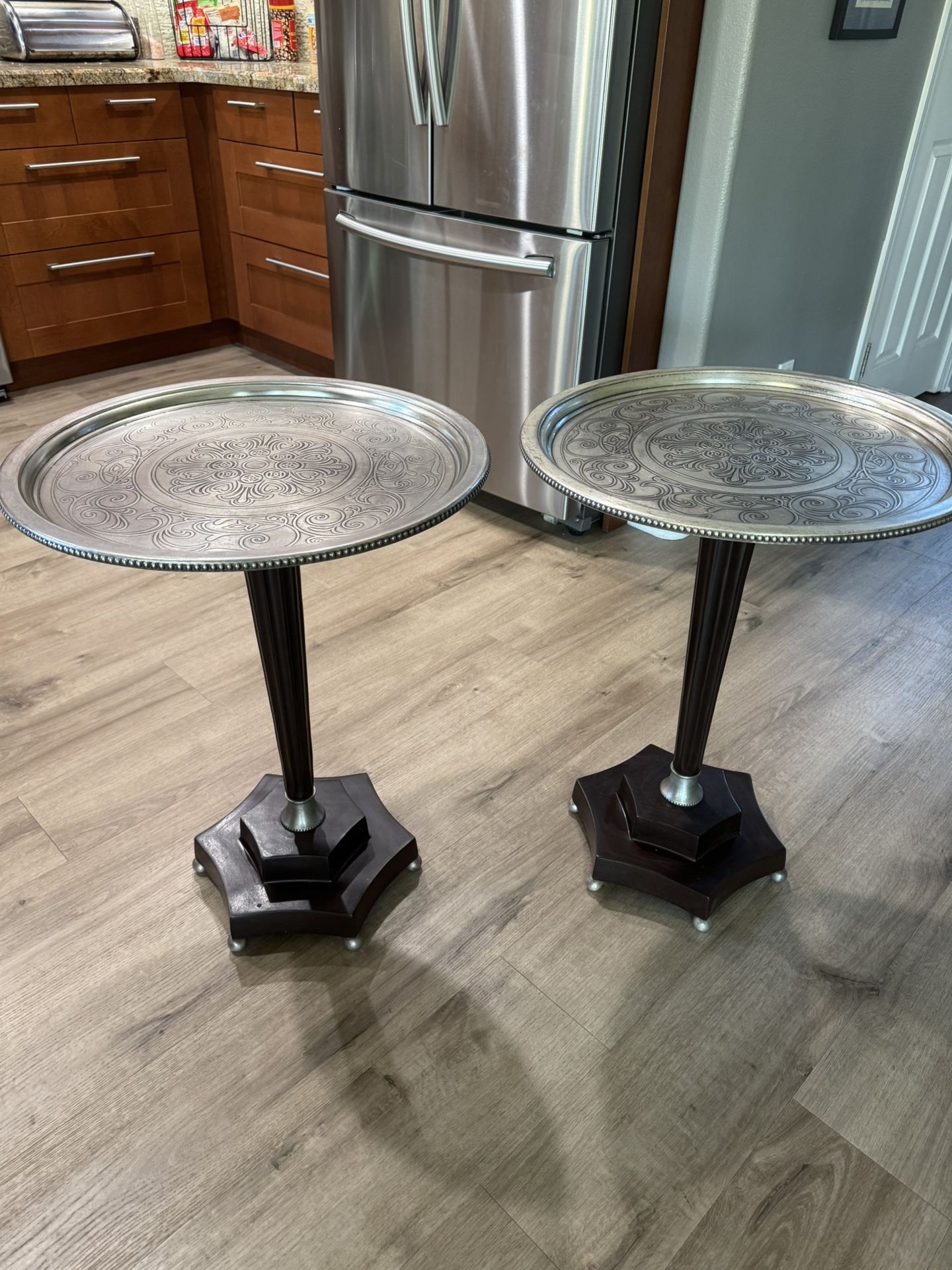 Two Bombay Company End Tables Used