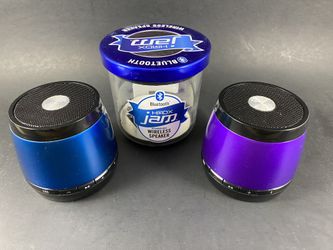 Two Bluetooth Speakers (One Needs To Be Plugged In) - HMDX Brand