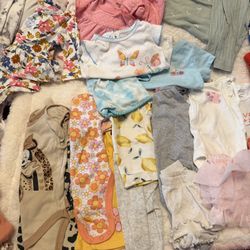 Baby Girl Size 0-6 Clothes Lot