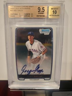 2012 Bowman Chrome Joey Gallo Auto