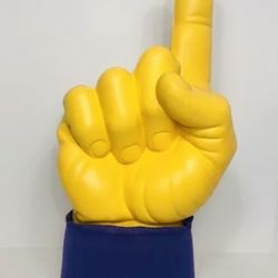 🔥Vintage LA Lakers Ultimate Hands 3D Foam Finger # 1🔥