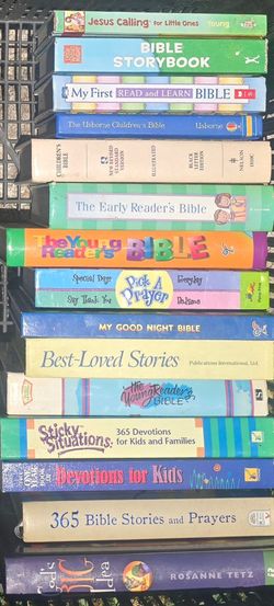 (30) childrens bibles, see 2nd pic. $5 - $15 each