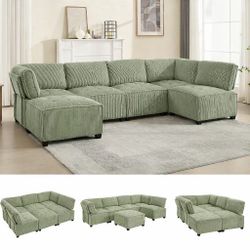 New Modular Sectional Sofa with Ottoman