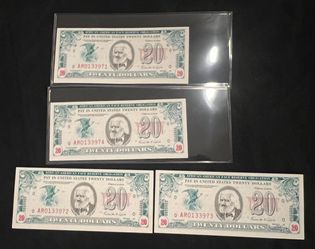 "African-American Face Reserve Obligation" (AFRO) notes…$10 each!