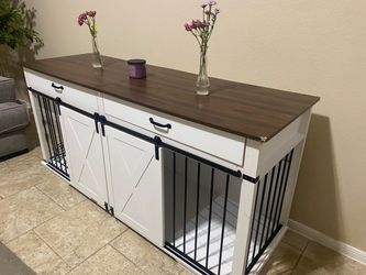 TV CONSOLE - DOG KENNEL