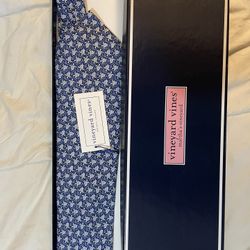 Vineyard Vines silk tie - Sea turtles / Navy