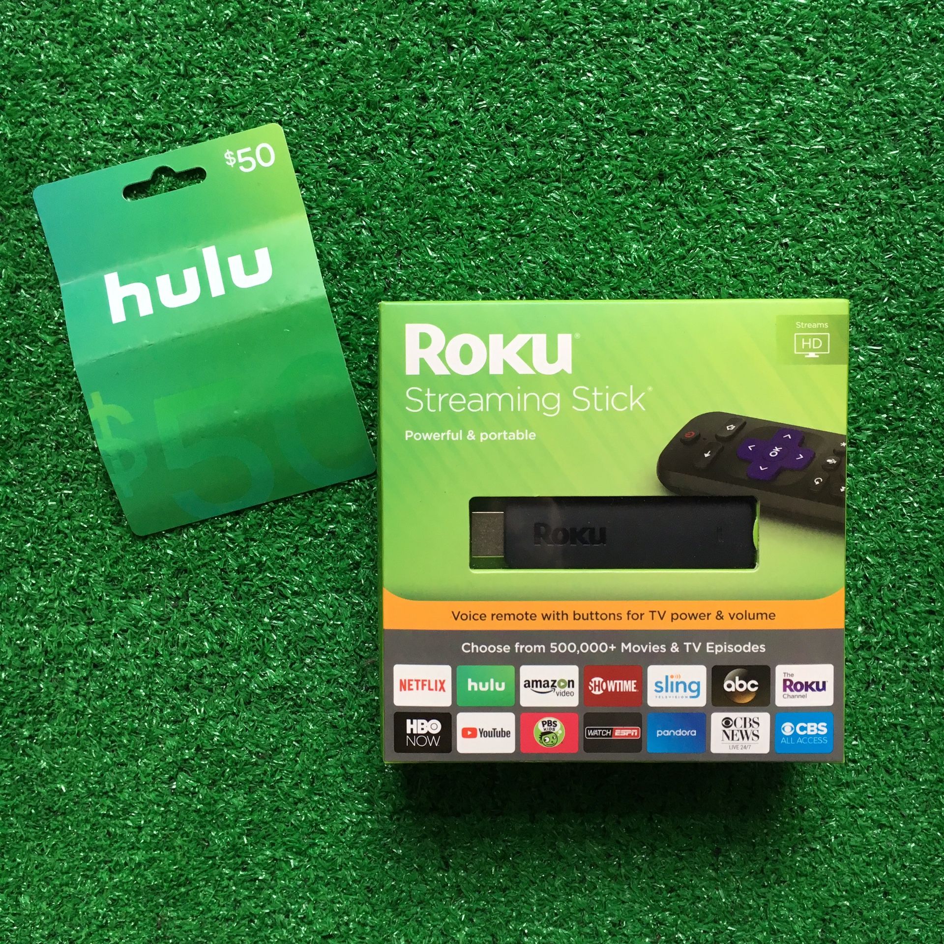 Roku Streaming Stick + $50 Hulu Gift Card!