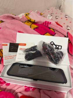 WOLFBOX G840S 12" 4K Mirror Dash Cam