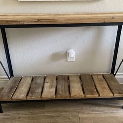 Heather Wood Pallet Console Table
