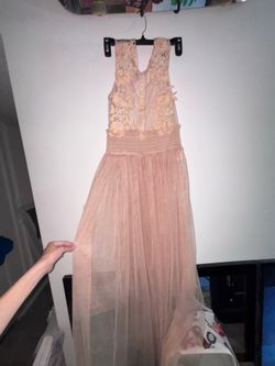 Floral mesh dress
