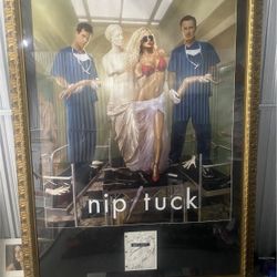 Nip/Tuck HUGE Signed Display + Complete DVD Series