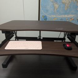 ApexDesk ZT Series Height Adjustable Sit to Stand Electric Desk Converter