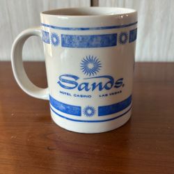 Retro Mug Sands Hotel Casino Las Vegas 