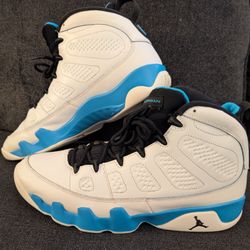 Jordan 9 University Blue Size 11.5
