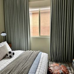 Custom Two Pages pinch pleat New curtains
