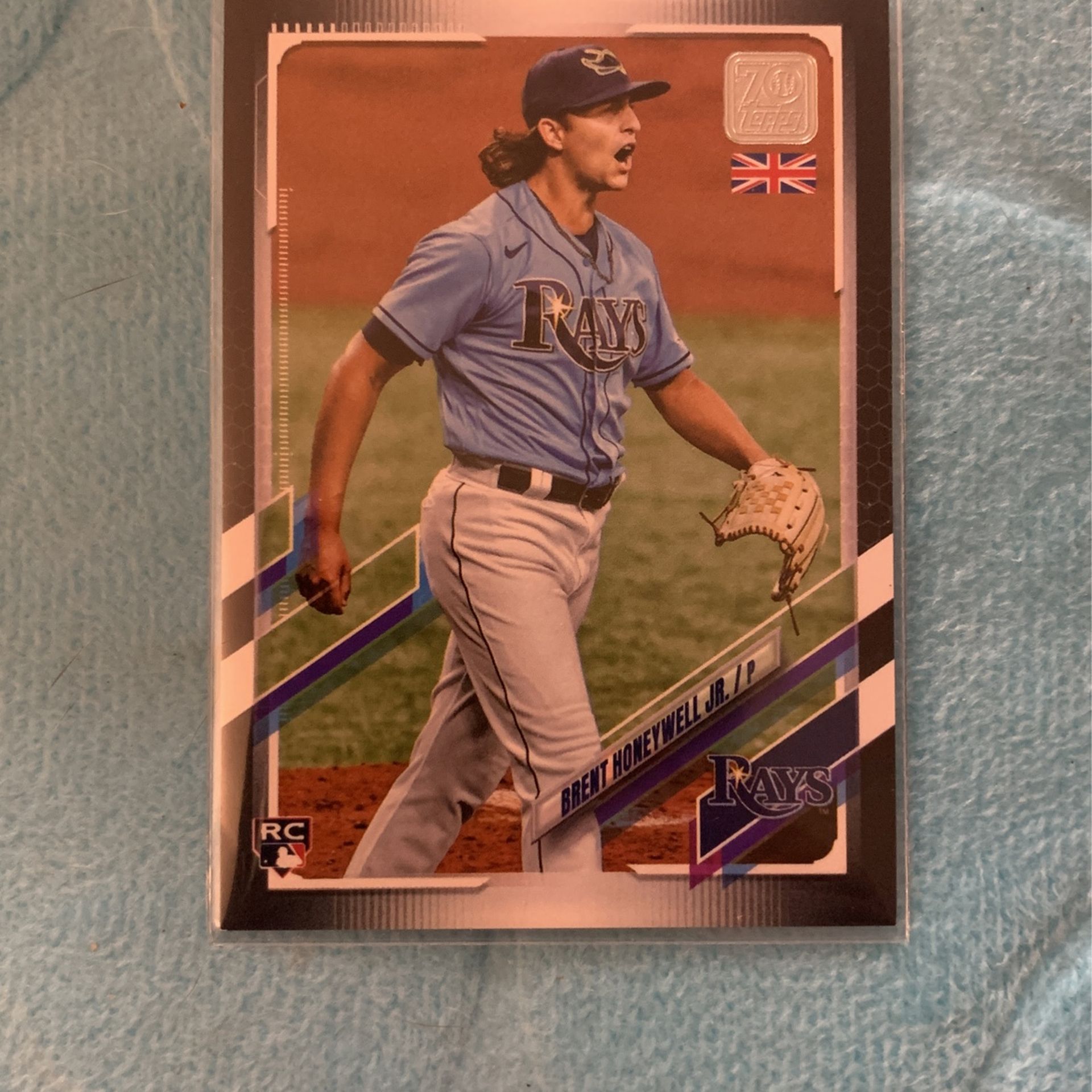 2021 Topps Brent Honeywell Jr #97 083/125 Rookie Card