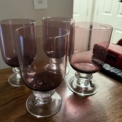 Set Of 6 Vintage Glasses