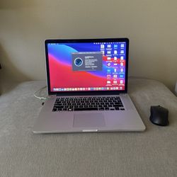 💻 MacBook Pro 15” Retina (Late 2013) — i7 / 16GB RAM / 500GB SSD / Big Sur